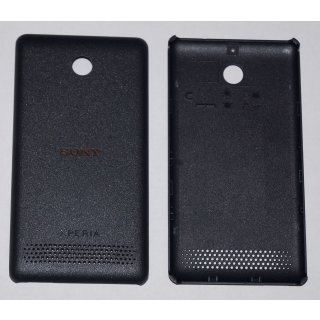 Sony Xperia E1 (D2004, D2005), Xperia E1-Dual (D2104, D2105, D2114) Akkudeckel, Battery Cover, Schwarz, black