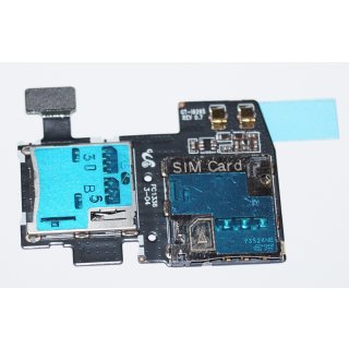 Samsung GT-I9295 Galaxy S4 Active LTE  Sim + Micro SD Kartenleser, Card Reader Flex