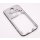 Samsung GT-I9505 Galaxy S4 Mittelgehäuse, Backcover, Rear Cover + Einschalter (On-/Off Key) + Lautstärketaste (Volume Key), Schwarz, black