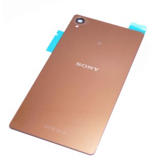 Sony Xperia Z3 D6603 D6643 D6653 Akkudeckel Gehäuse-Rückseite Backcover NFC Kupfer copper
