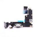 Apple iPhone 6 Plus Ladebuchse Dock Connector Mikrofon 3,5 mm Audio Anschluss Buchse Flex Space Grau Schwarz