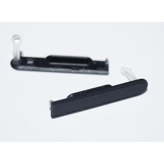 Sony Xperia ZR (C5502, C5503) Micro USB Abdeckung, Charging Port Cover, Schwarz, black