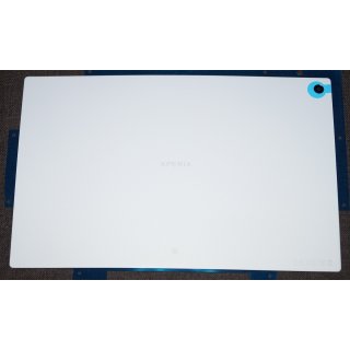 Sony Xperia Tablet Z (SGP311, SGP312, SGP321, SGP341, SGP351) Akkudeckel, Backcover, Battery Cover, Weiss, white