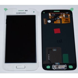 Samsung SM-G800F Galaxy S5 Mini Display Touchscreen komplette Fronteinheit Weiss