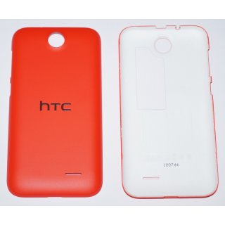 HTC Desire 310 (D310n), Desire 310 Dual Sim Akkudeckel, Battery Cover, Backcover, Orange