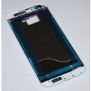 HTC One M8 Display Rahmen LCD Rahmen Cover Weiss Silber...