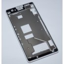 Sony Xperia Z1 Compact D5503 vorderer Rahmen Front Cover LCD Cover Kleber Dichtung Weiss