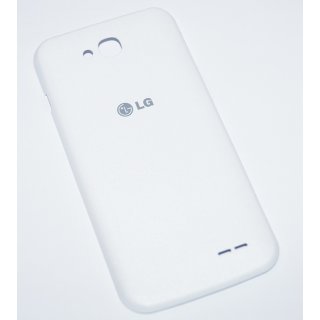 LG D410N L90 Dual Sim Akkudeckel, Battery Cover, Weiss, white
