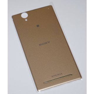 Sony Xperia T2 Ultra (D5303, D5306), Xperia T2 Ultra Dual (D5322) Akkudeckel, Battery Cover, Gold