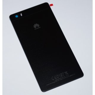 Huawei P8 Lite ALE-L21 Akkudeckel Gehäuse-Rückseite Backcover Schwarz