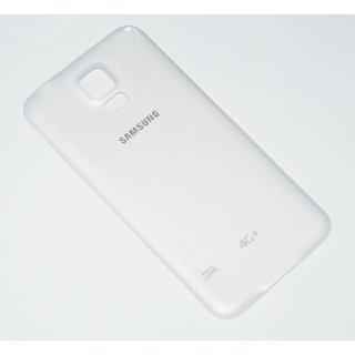 Samsung SM-G901F Galaxy S5 Plus LTE-A Akkudeckel, Battery Cover, Weiss, white