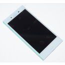 Sony Xperia X Compact (F5321) LCD, Display, Anzeige, Bildschirm + Touchschreen, Touch Panel + Rahmen + Lautsprecher, Blau, blue