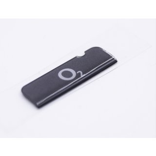Sony Ericsson S302 S302i Front-Cover Logo "O2" Farbe: th/er grey