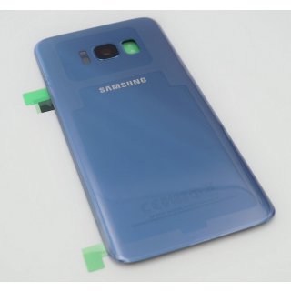 Samsung SM-G950F Galaxy S8 Akkudeckel, Battery Cover + NFC, Blau, blue