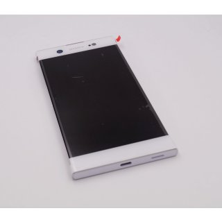 Sony Xperia XA1 Ultra (G3221, G3223), Xperia XA1 Ultra Dual Sim (G3212, G3226) LCD, Display, Anzeige, Bildschirm + Touchscreen, Touch Panel + vorderes Gehäuse, Front Cover, Weiss, white