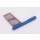 Sony Xperia XA1 Plus Dual Sim (G3412, G3416, G3426) Simkarten Halter, Karten Schlitten, Sim Card Tray, Blau, blue