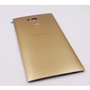 Sony Xperia L2 (H3311, H3321), Xperia L2 Dual Sim (H4311, H4331) Akkudeckel, Battery Cover + NFC Antenne + Fingerabdruck Sensor Flex, Gold