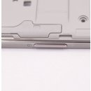 Samsung GT-I9505 Galaxy S4 Mittelgehäuse, Backcover, Rear Cover + Einschalter (On-/Off Key) + Lautstärketaste (Volume Key), Weiss, white