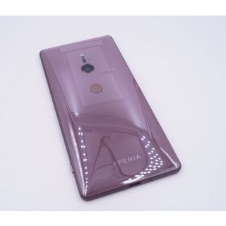 Sony Xperia XZ2 H8216 H8276 Xperia XZ2 Dual Sim H8266 H8296 Akkudeckel Gehäuse-Rückseite Backcover NFC Antenne Fingerabdruck Sensor Mikrofon Kamera Scheibe Tasten Pink