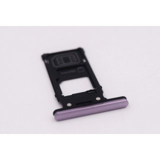 Sony Xperia XZ2 (H8216, H8276) Sim + Micro SD Karten Halter Schlitten, Card Holder Tray, Pink