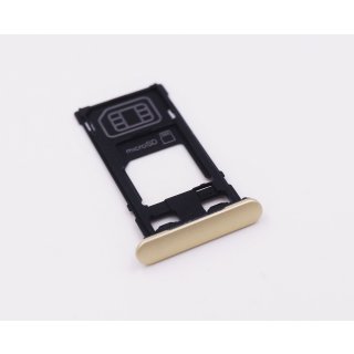 Sony Xperia X (F5121) Sim + Micro SD Karten Halter Schlitten, Card Holder Tray, Limette, lime