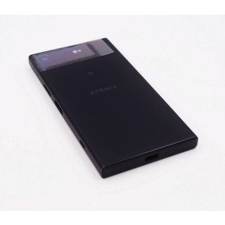 Sony Xperia XZ1 Compact (G8441) Gehäuse Rückseite, Backcover Housing, Schwarz, black