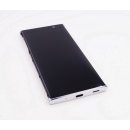 Sony Xperia XA2 Plus H3413 XA2 Plus Dual Sim H4413 H4496 Ersatzdisplay LCD Display Touchscreen Gehäuse Rahmen Silber