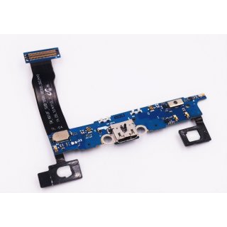 Samsung SM-N910F Galaxy Note 4 Micro USB Ladebuchse, Dock Connector Buchse + Mikrofon + Sensor Tasten Flex (gebraucht)