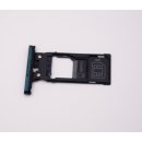 Sony Xperia XZ3 Dual Sim (H9436, H9493) Sim + Micro SD Karten Halter Schlitten, Card Holder Tray, Grün, green