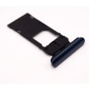 Sony Xperia 5 Dual Sim (J9210, J9260) Sim + Micro SD Karten Halter Schlitten, Blau, blue