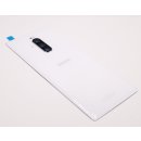 Sony Xperia 1 (J8110, J8170), Xperia 1 Dual Sim (J9110) Akkudeckel, Battery Cover + Kamera Scheibe, Weiss, white