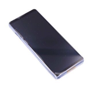 Sony Xperia 10 III XQ-BT52 OLED Display Bildschirm Touchscreen Touch Panel Gehäuse Rahmen Lautsprecher Blau