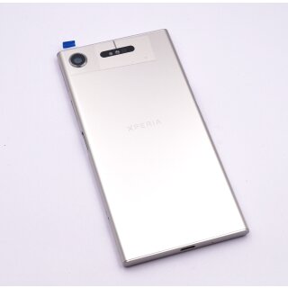 Sony Xperia XZ1 G8341 / Xperia XZ1 Dual Sim G8342 Gehäuse Rückseite Akkudeckel Backcover Silber