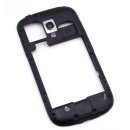 Samsung GT-I8190 Galaxy S3 Mini Mittel Gehäuse, Rahmen, Middle Cover, Schwarz, black