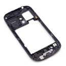 Samsung GT-I8190 Galaxy S3 Mini Mittel Gehäuse, Rahmen, Middle Cover, Schwarz, black